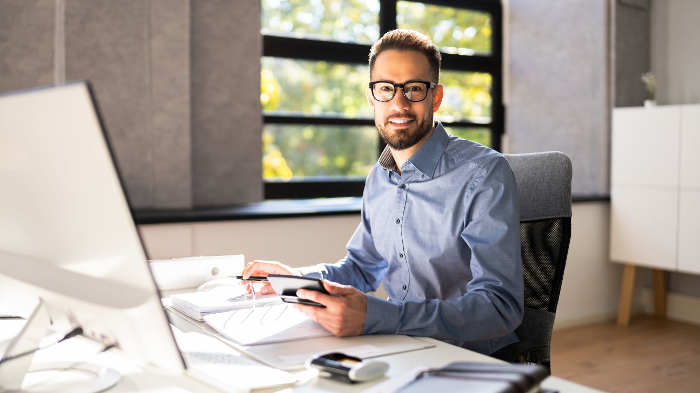 Executive reviewing R&D tax credit analysis